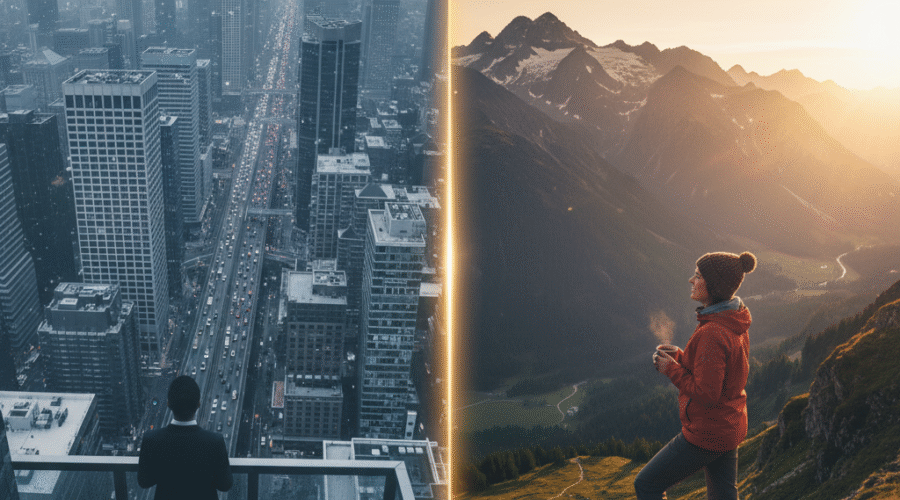 From City Noise to Mountain Peace